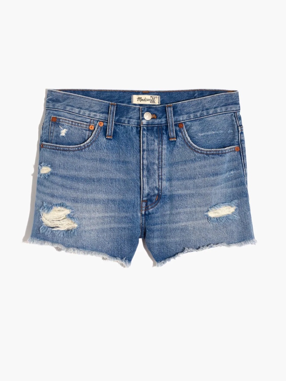 Madewell Relaxed Denim Shorts in
Homecrest Wash Distressed Women’s Size 27 NWOT - Picture 4 of 10